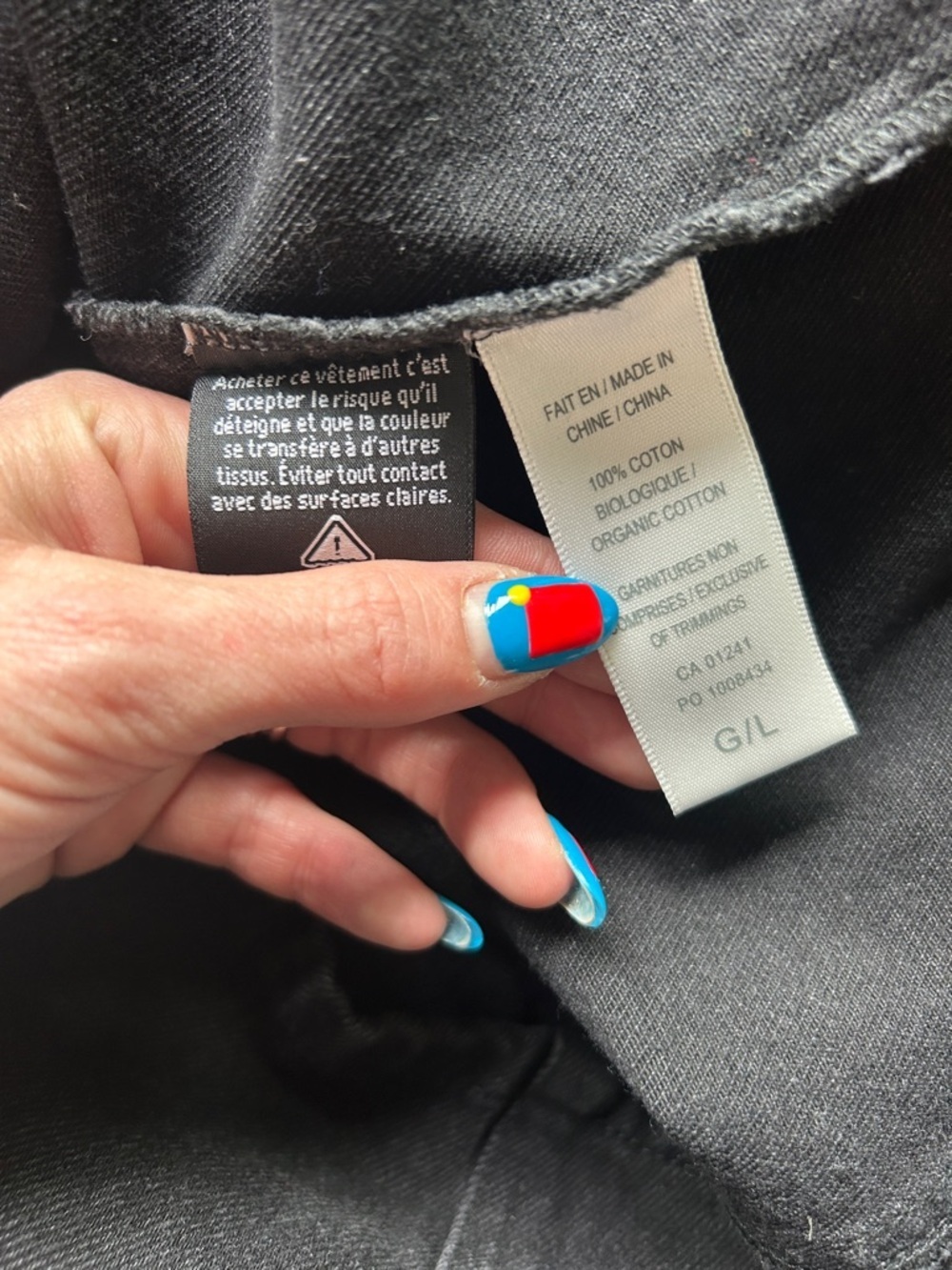 TWIK (Simons) Black 100% Cotton Zip Front Mini Dress with Belt & Collar (LG) - Picture 7 of 8